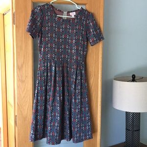 LuLaRoe Amelia dress, size S